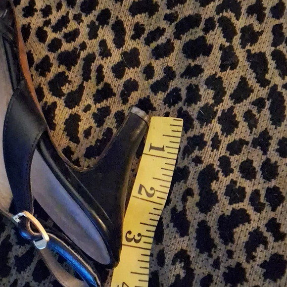 Ferragamo Blue strappy slingback heels 6B - Picture 7 of 10